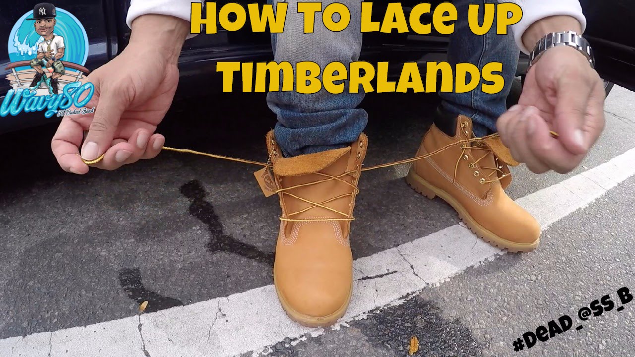 HOW TO LACE TIMBERLANDS!!!