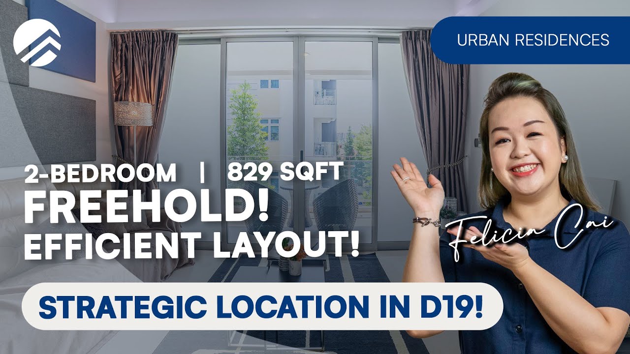 Urban Residences : Freehold 2-Bedrooms with Squarish Layout in D19 | Home Tour | Sold by PLB