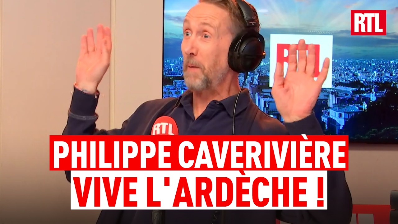 Philippe Caverivière : on embrasse les habitants de l'Ardèche ! 🤣