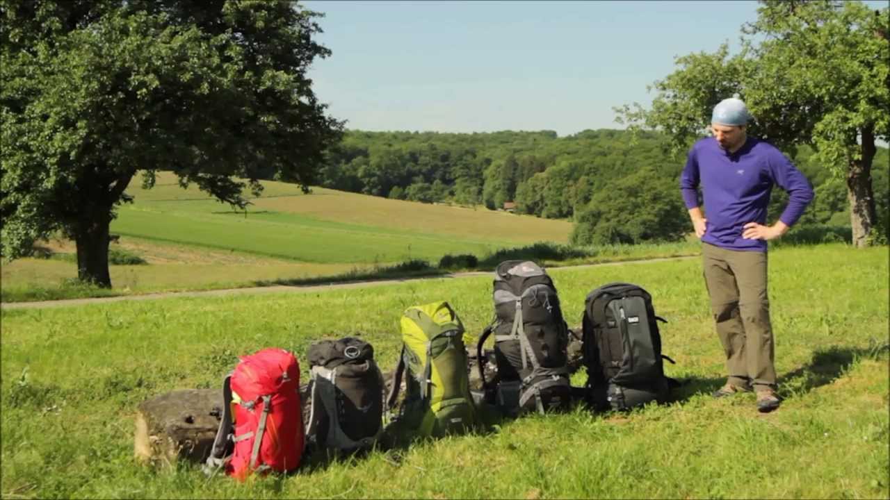 Rucksack Arten von der Tagestour bis zur Weltreise -  Video zur Rucksack Beratung