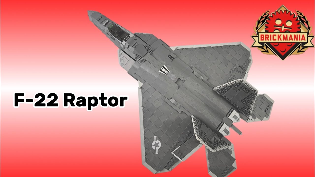 Brickmania F-22 Raptor, Stealth Air Superiority Fighter REVIEW