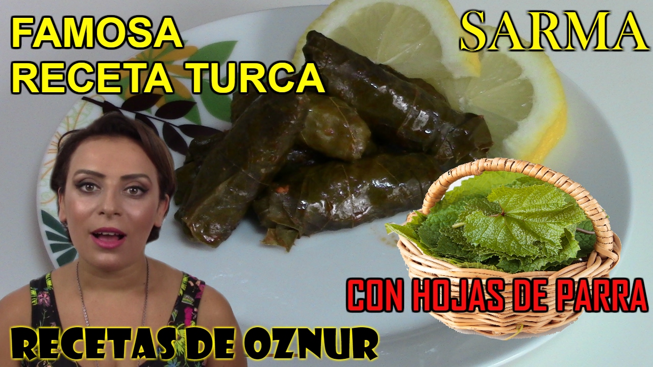 👩‍🍳Hojas de parra enrolladas SARMA 👩‍🍳 recetas de cocina faciles rapidas y economicas recetas turcas