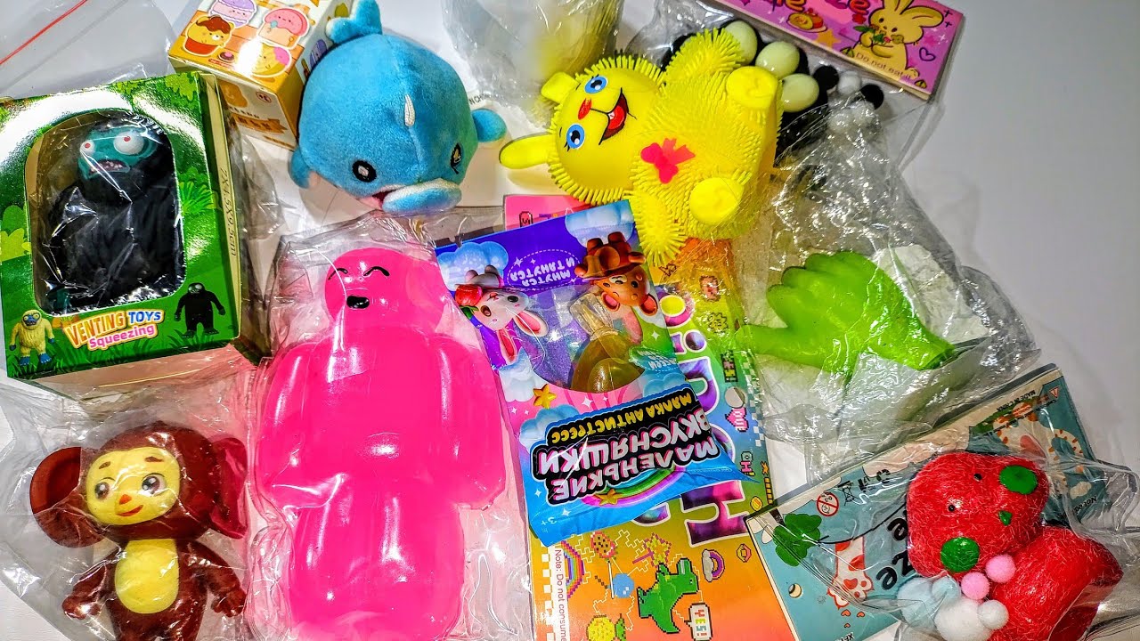 ASMRSquishes UNPACKING🥰Blowing BUBBLES Inside TABA SQUISHIES!*so satisfying*🤯💥😲