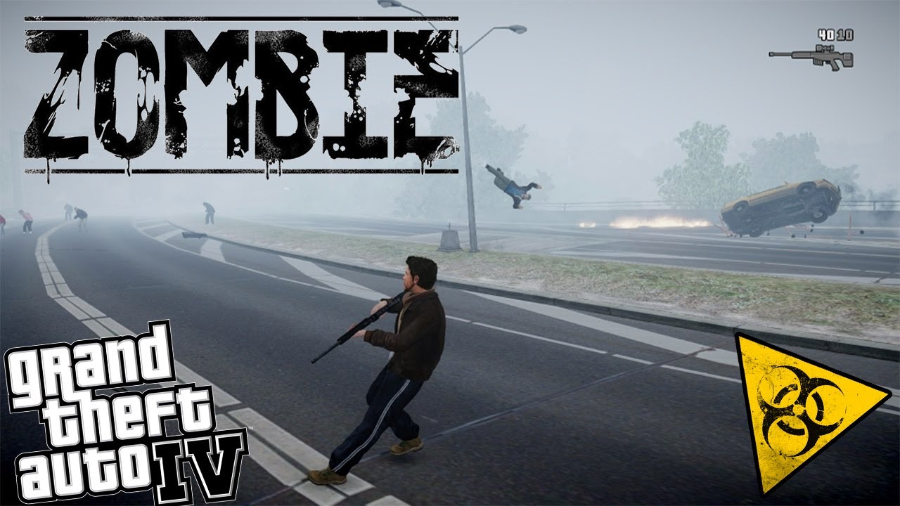 GTA IV Zombie Apocalypse Mod - Episode 9 (No Commentary) - Zombies +  Carmageddon
