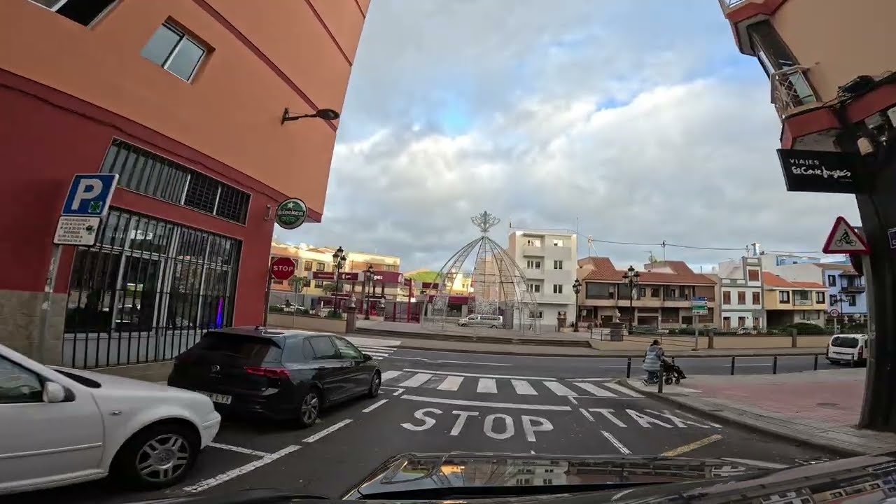 Driving in Santa Cruz de Tenerife, Spain 4K