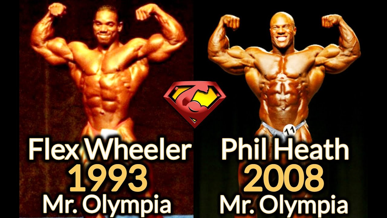 Flex Wheeler (1993) vs Phil Heath (2008)