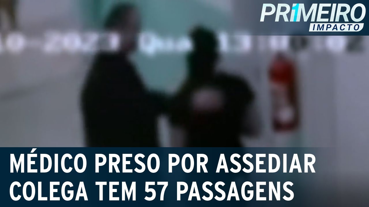 M&eacute;dico &eacute; preso ap&oacute;s assediar colega de trabalho em posto de sa&uacute;de | Primeiro Impacto (15/05/23)