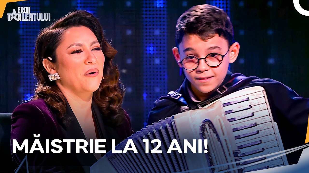 Vezi Ce Pot Face Acești Gemeni De 12 Ani Cu Un Țambal Și Un Acordeon! | Romanii au Talent