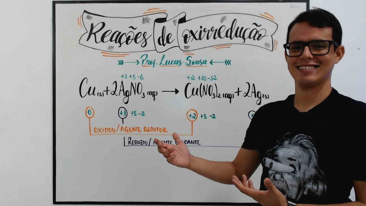 Reações de oxirredução - Prof  Lucas Sousa