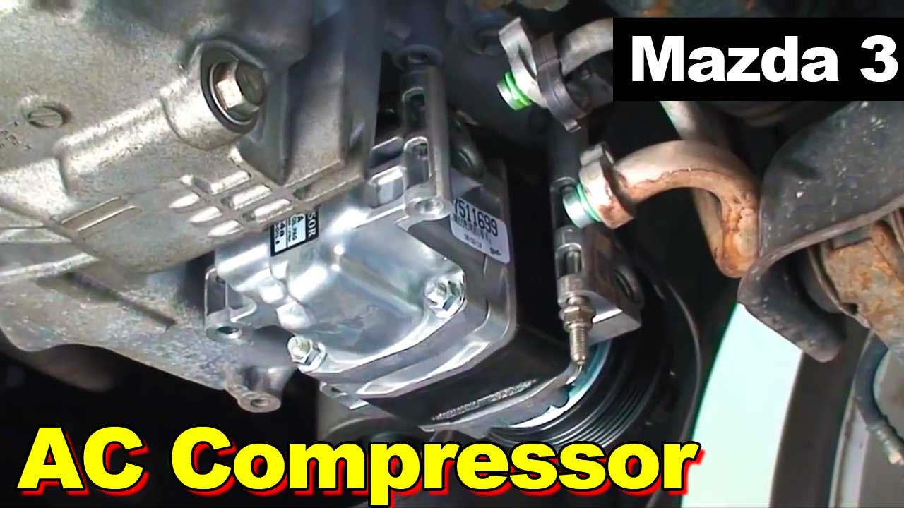 AC Compressor, Condenser, & Dryer Replacement On A 2004-2009 Mazda 3 Non-Turbo