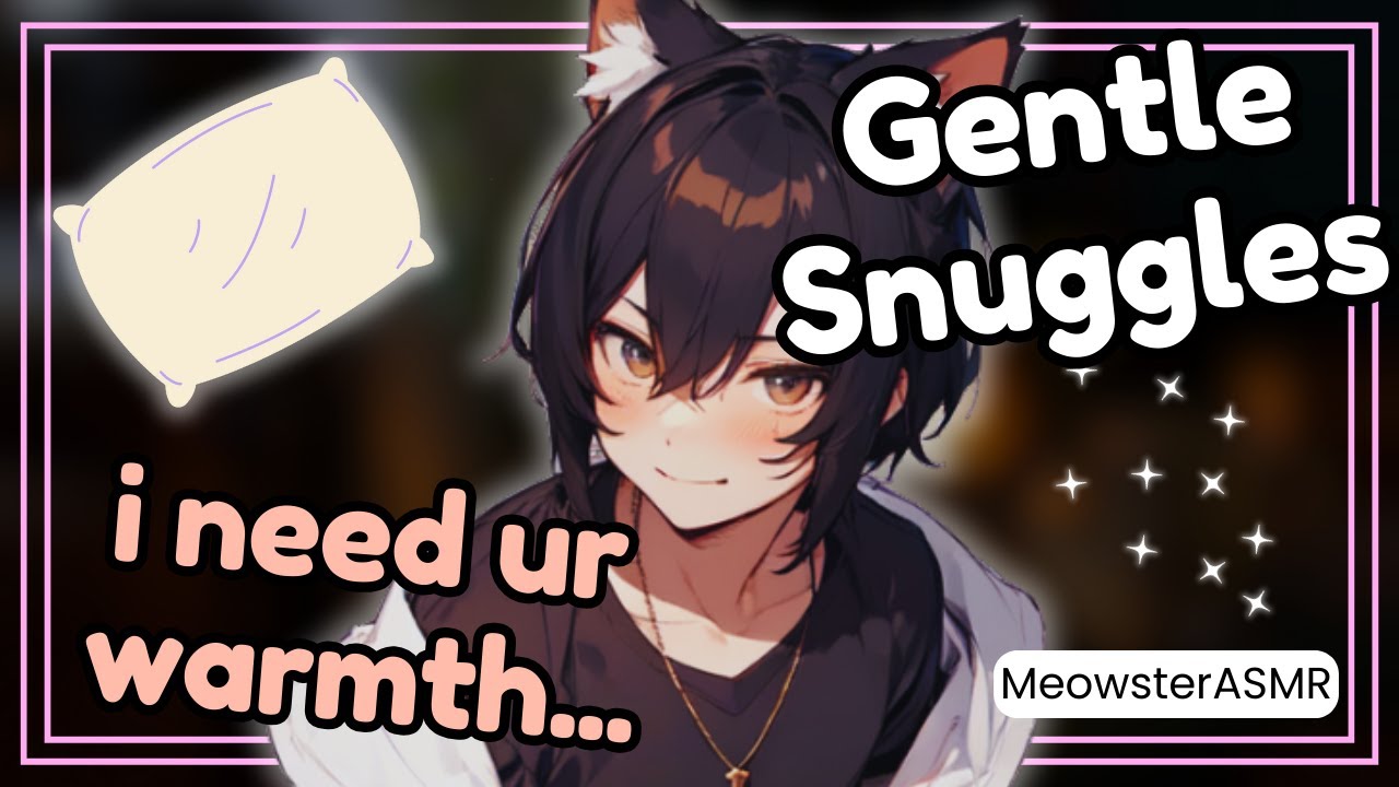 [ASMR] Cold Catboy Needs Your Warmth ❤️ 🛏️ | Gentle Snuggling (Reverse Comfort)