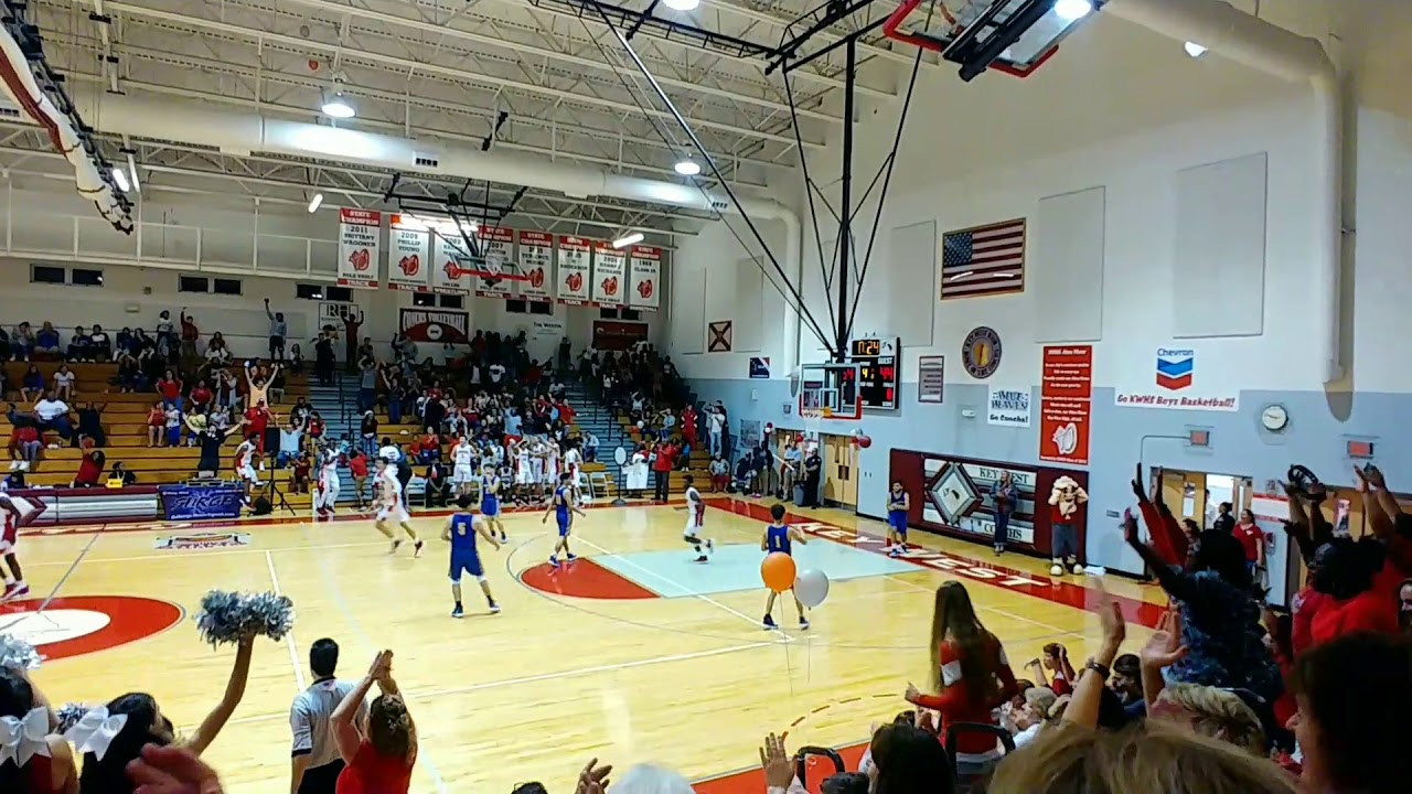 Key West High School - Reynaldy drains 3 pointer
