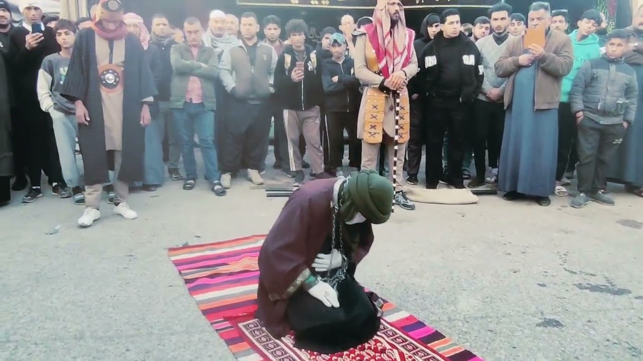 تشابيه استشهاد الأمام الكاظم  موكب ضعن اباالفضل العباس منطقه العزيزيه 