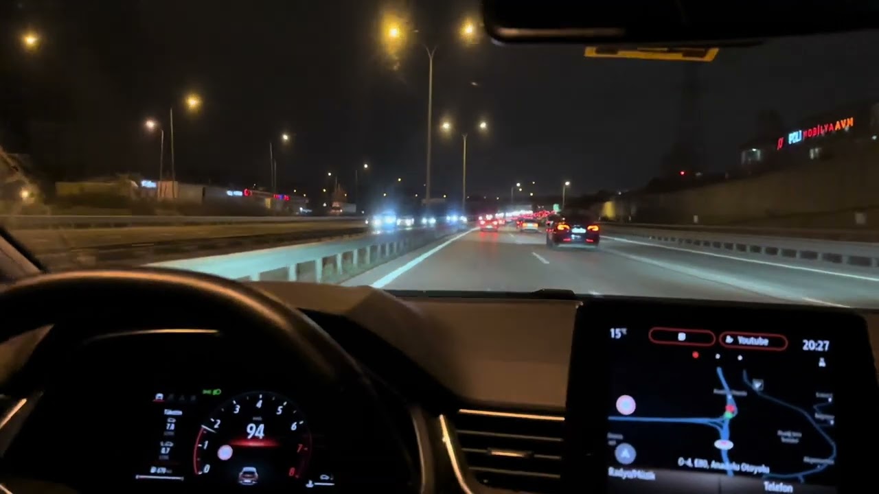 ASMR Driving At Night #31 - No Talking - Istanbul Bursa Highway #asmr #driving