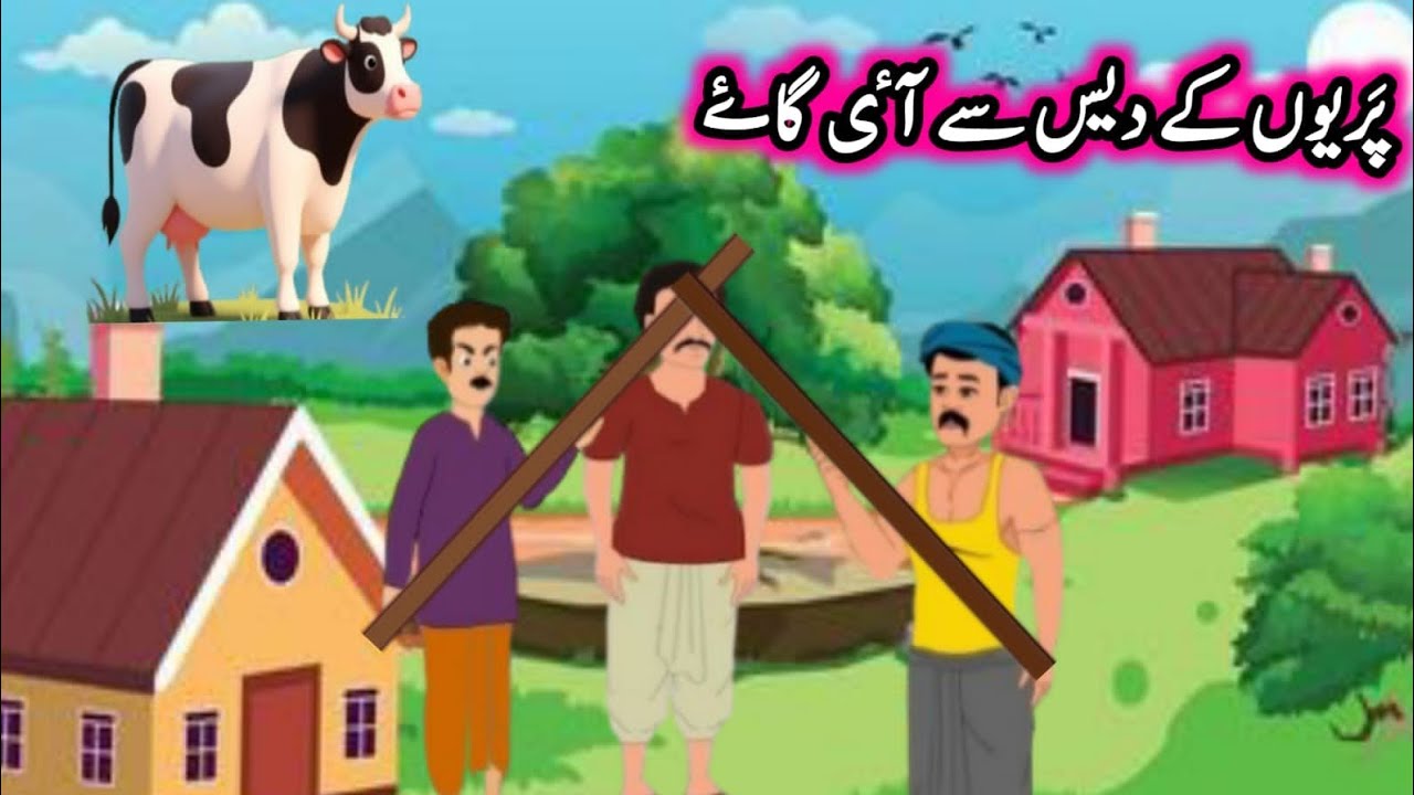 Paryon Ke Des Se Aae Gaey //  Gaey Ne Lalchi Admiyon Ki Pitai Ki