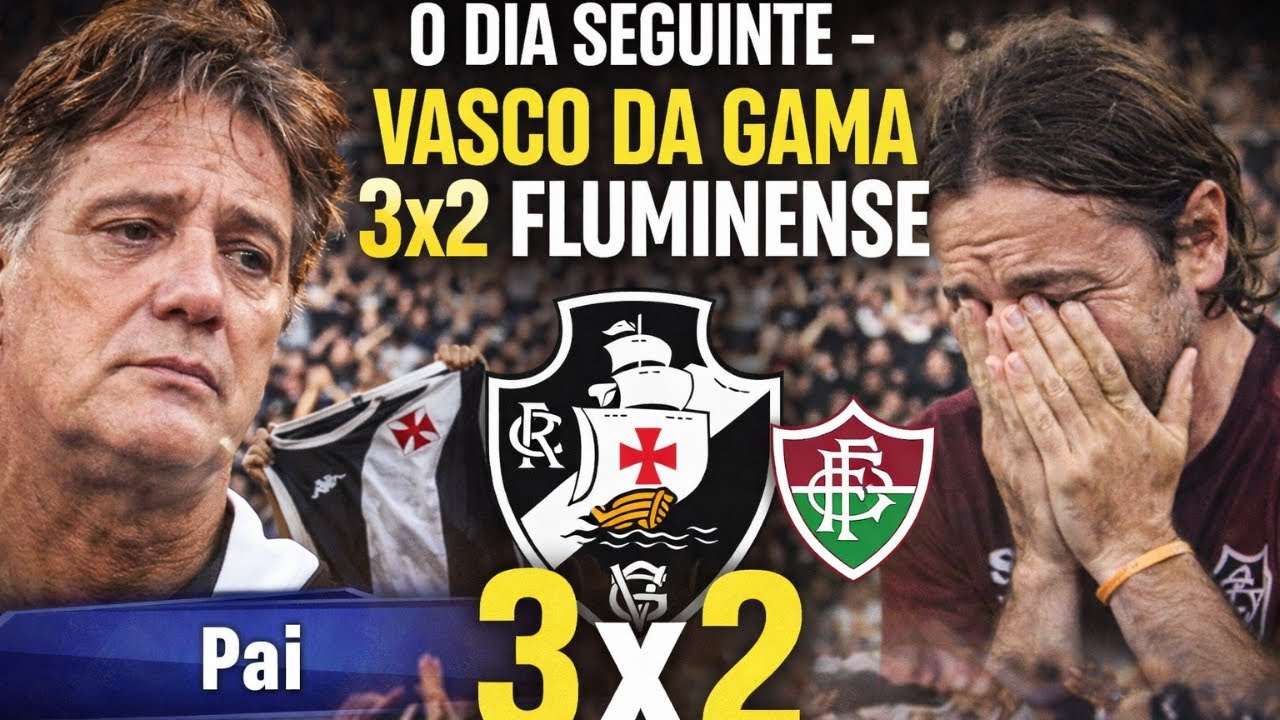 O DIA SEGUINTE - VASCO DA GAMA 3x2 FLUMINENSE - 7ª RODADA - BRASILEIRÃO 2026