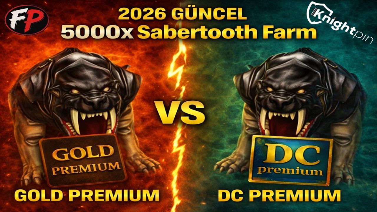 2026 G&Uuml;NCEL 5000x SABERTOOTH FARM DC PREMİUM VS GOLD PREMİUM EP 6