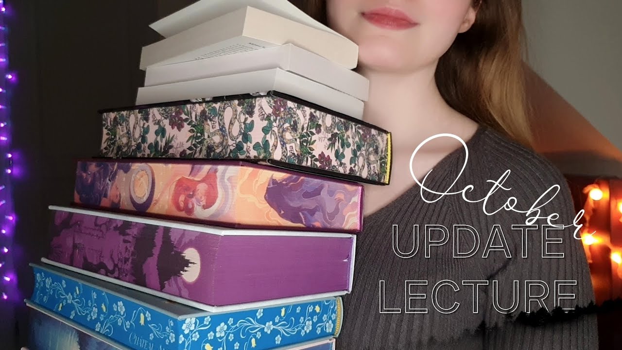 ASMR 📚 UPDATE LECTURE OCTOBRE 📚 (paranormal, thriller, romantasy)