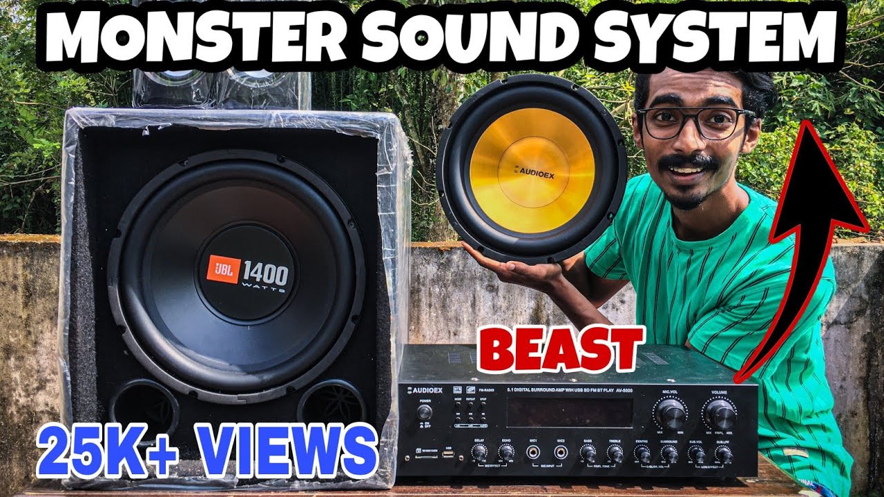 Monster Sound system unboxing | 5.1 Sound system | Jbl Subwoofer | Sony Xplode | Tech catcher