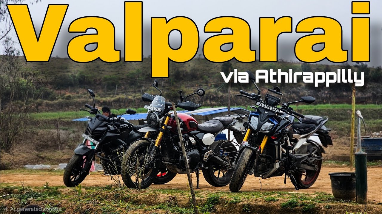 BIKE TRIP TO VALPARAI via ATHIRAPPILLY || Ft. RTR-310, SCRAM-400, MT-15 || BIKE RIDE || TRAVEL VLOG|