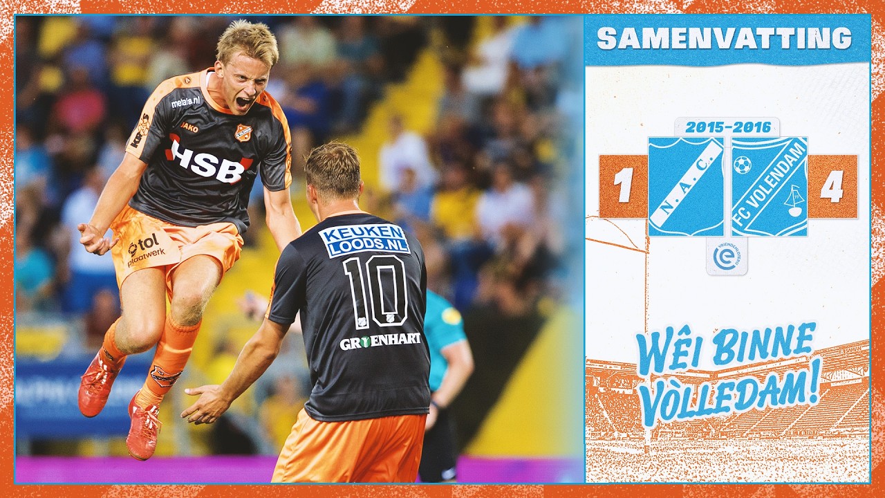 4️⃣ Volendamse treffers in Breda! | Samenvatting NAC Breda - FC Volendam: 1 - 4 (2015-2016)
