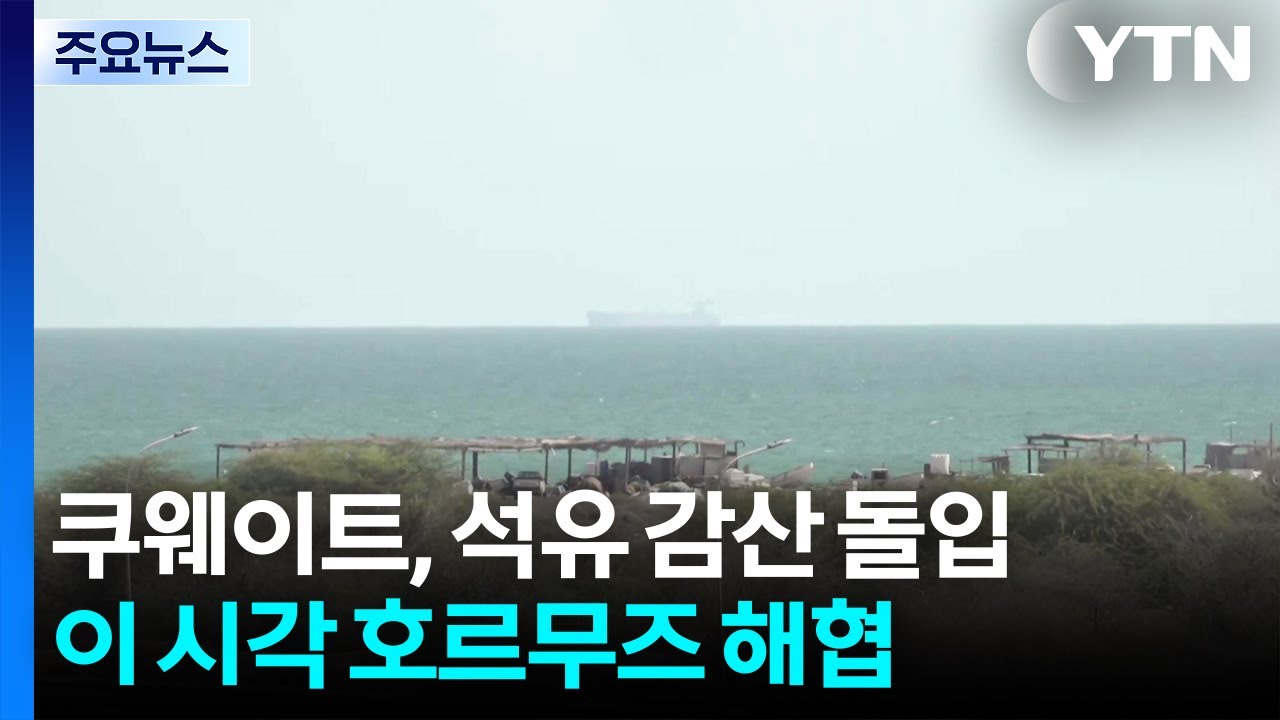 쿠웨이트, 석유 감산 돌입...이 시각 호르무즈 해협 / YTN