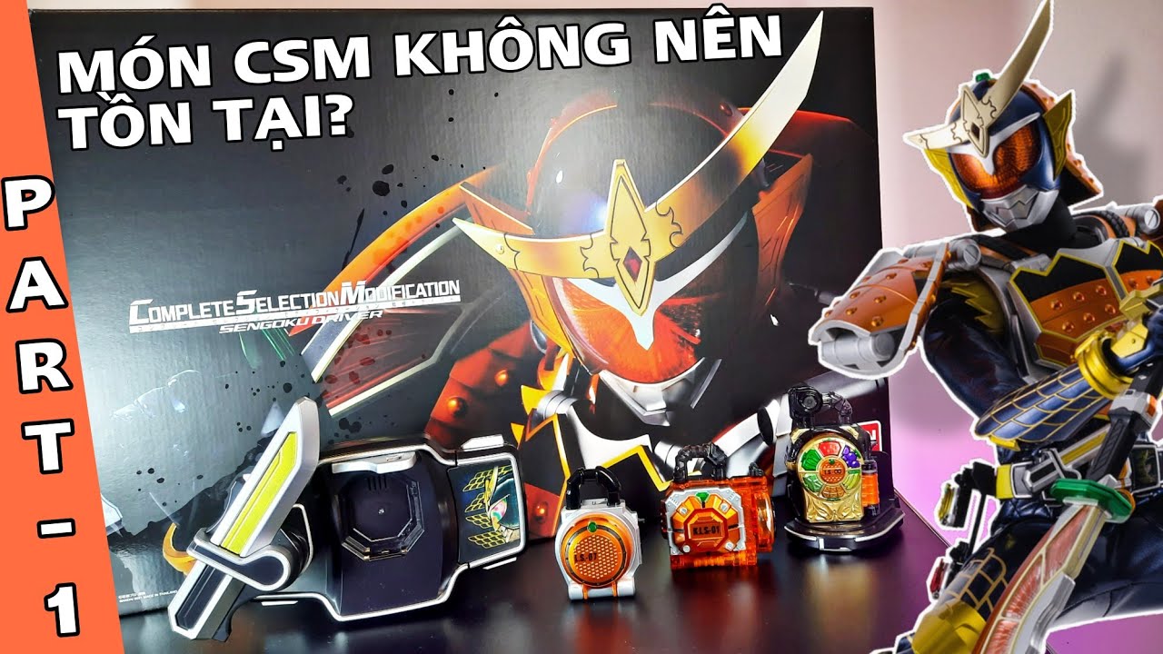 Review CSM Sengoku Driver P.1: Không Ai Hỏi, Bandai Cứ Làm. Kamen Rider Gaim - Siêu Nhân Hoa Quả