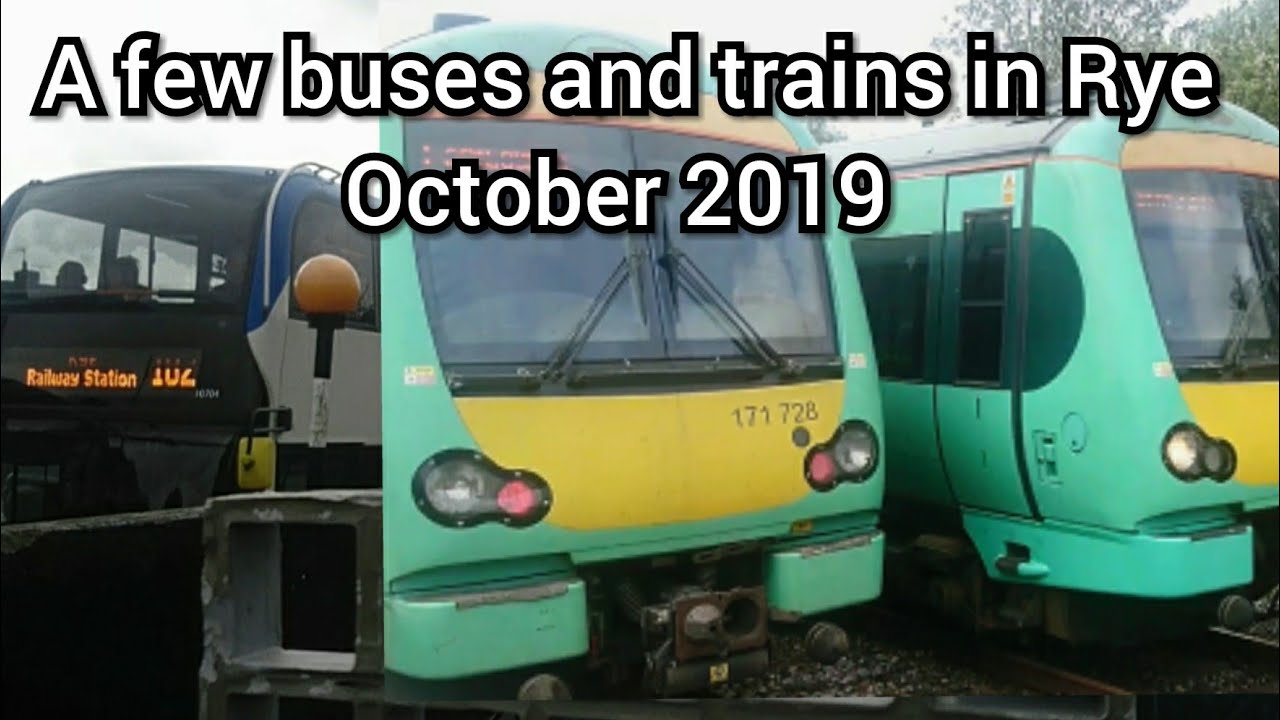 A few buses and trains in Rye October 2019