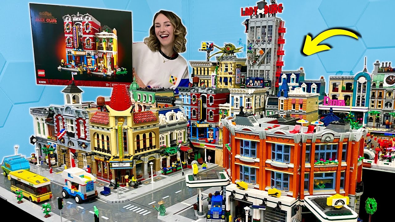 LEGO CITY UPDATE! Placing The 2023 LEGO Modular Jazz Club