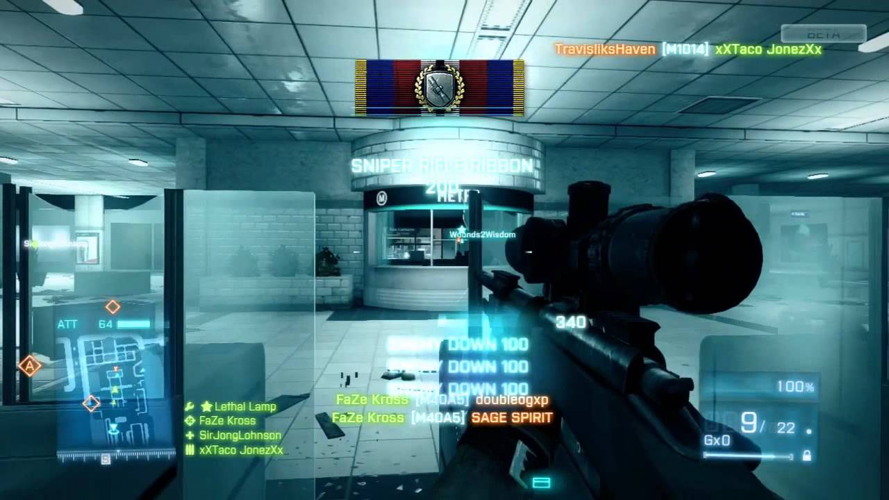 FaZe Kross | Battle Field 3 Montage | Episode 2