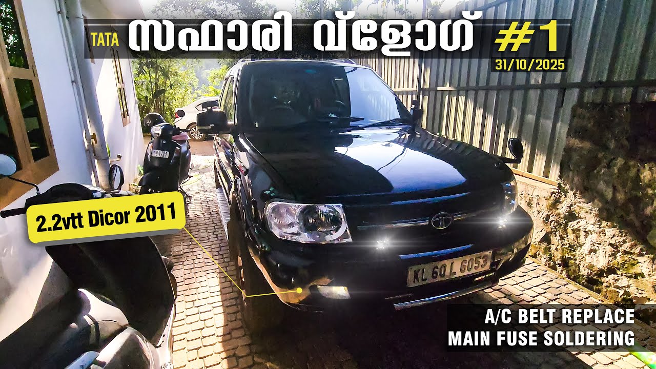 TATA Safari Dicor 2011 Model , Some Fix & Checkup  31-10-2025 |#tatasafari #safaridicor #tata