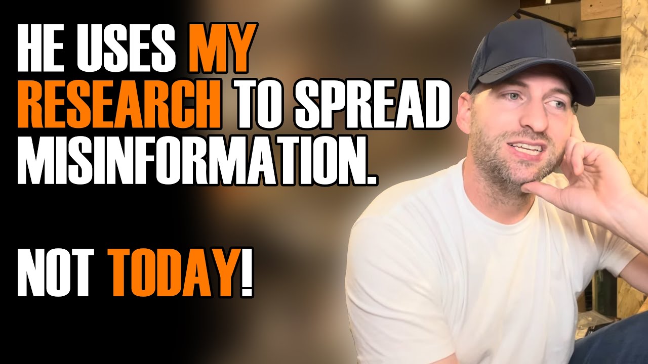 Using my research to misinform the public? Not today!