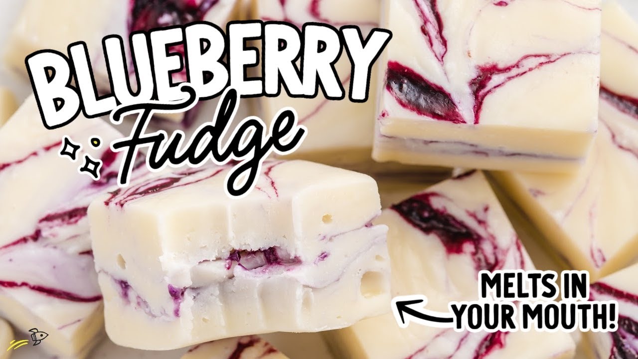 Blueberry Fudge | Easy Melt in Your Mouth Dessert