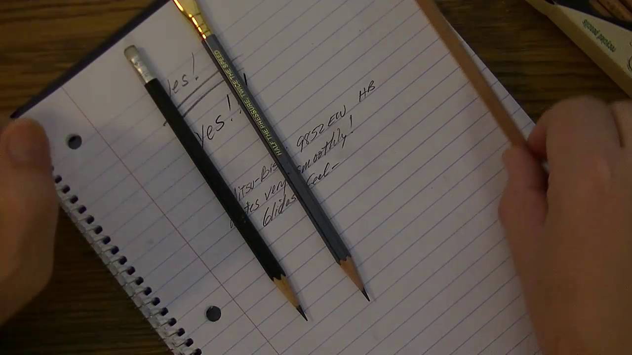 World's Best Pencil search | Mitsubishi 9852 EW HB pencil review