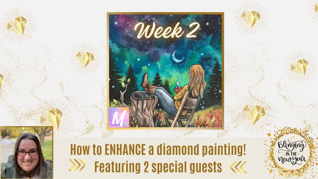 How to enhancement to your diamond paintings! #Blinginginthenewyear2025!
