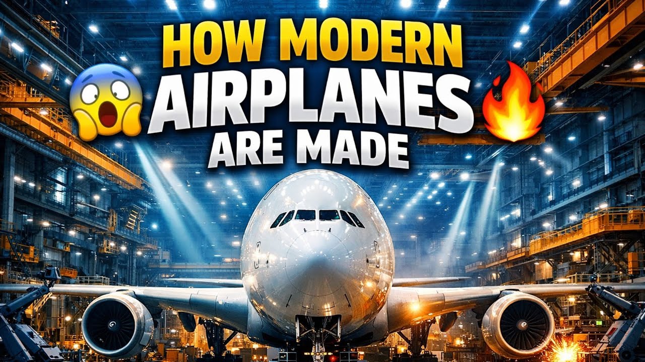 🚀 This Is How Modern Airplanes Are Made in Massive Factories