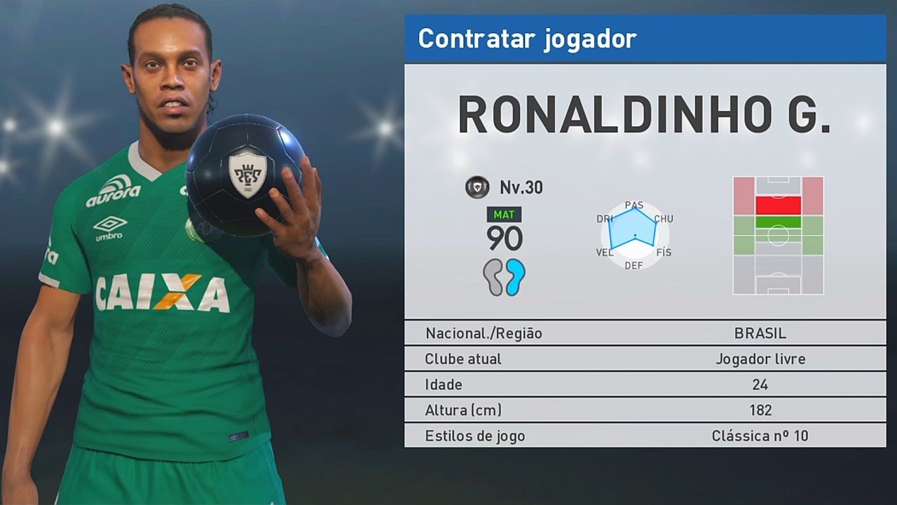 PES 2017 myClub - RONALDINHO P*** QUE PARIU !!!