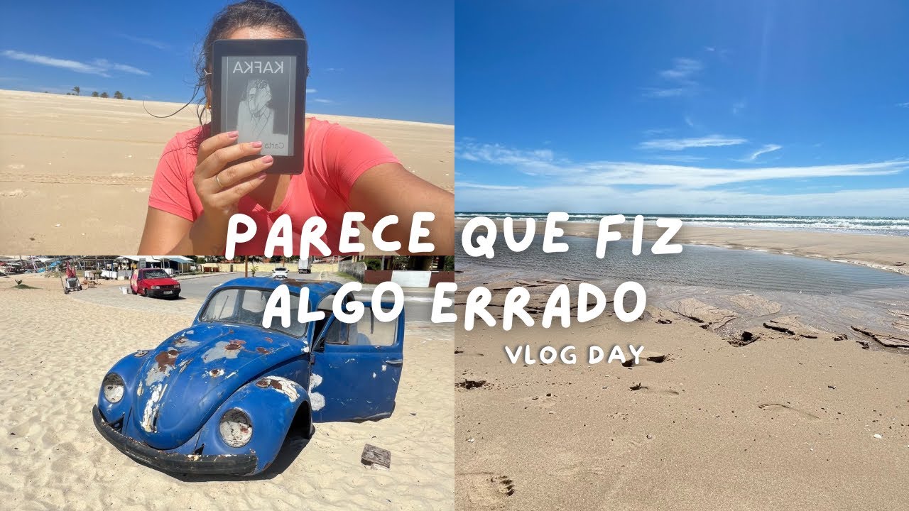 [vlog]Eu precisei parar e me senti assim…Dia ruim, pipoca, sobrecarga e praia