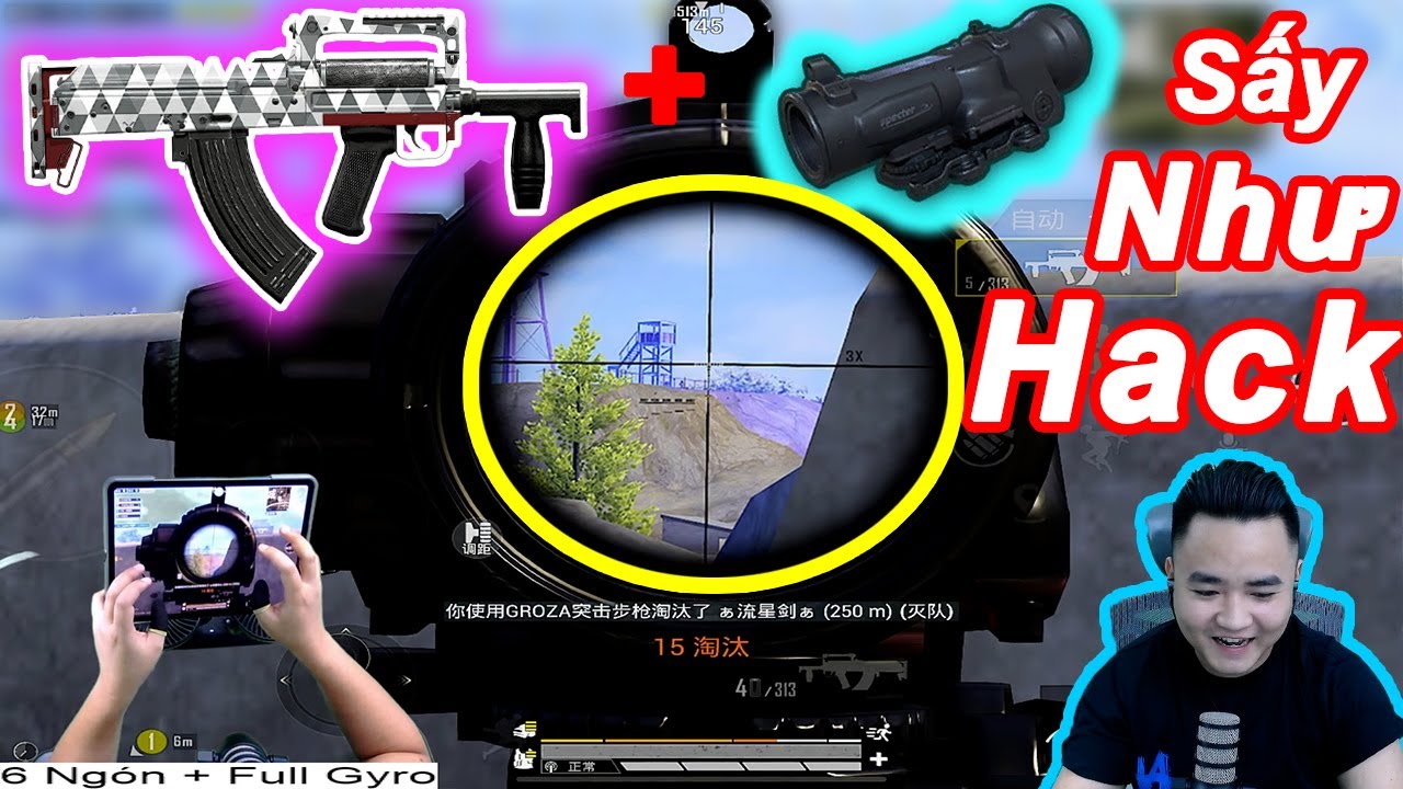 Được Đồng Đội Nhường S&uacute;ng Thần Groza | H&agrave; Bin Bật H&aacute;ch Sấy Ch&aacute;y M&aacute;y | PUBG Mobile |