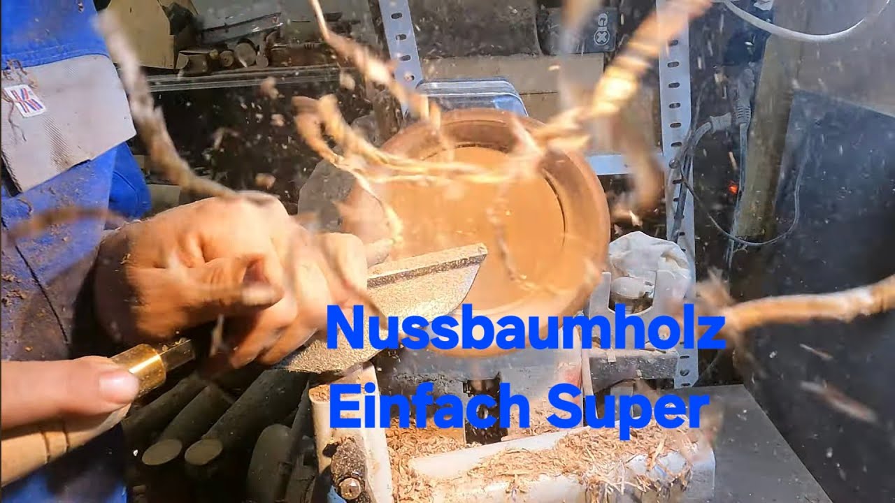 Nussbaumholz Einfach Super Teller