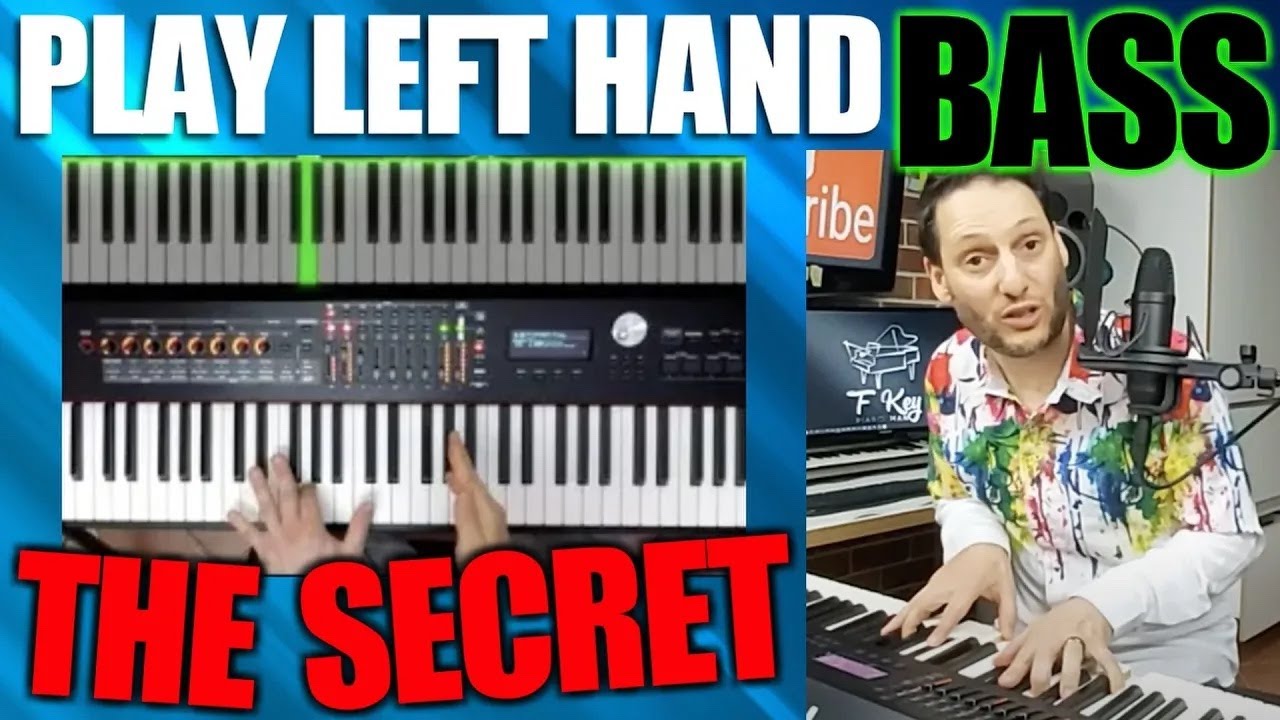 How to play Left Hand Bass on Keys  - The secret anyone can master!