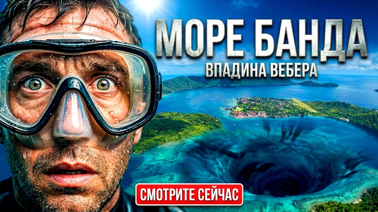 МОРЕ БАНДА! Загадочная впадина! Тайны Малайского Архипелага.