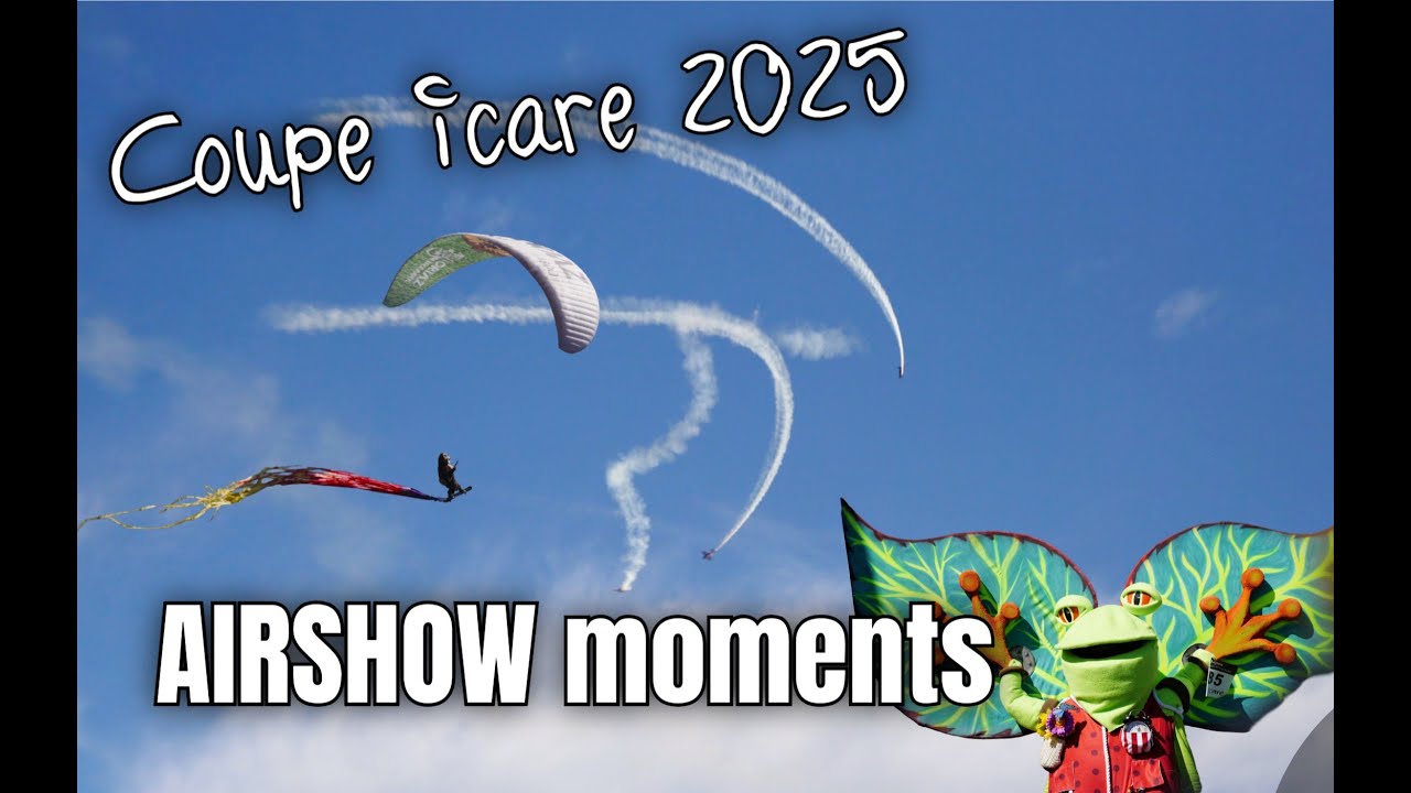 Coupe Icare 2025: Best Airshow Moments | Crazy Flying Festival | Paragliding  Aerobatics