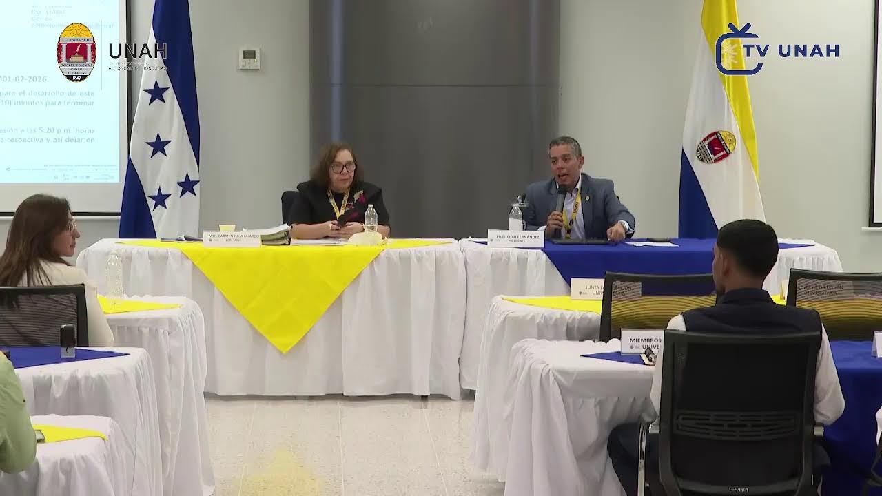 #EnVivo 🔴 | Sesión Extraordinaria Consejo Universitario UNAH, febrero 2026