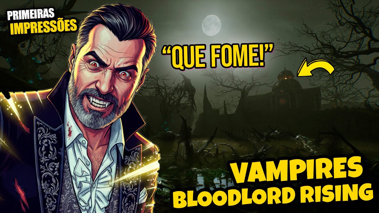 Vampires: Bloodlord Rising - fui morder um cara e quebrei o dente 😭😭😭 socorro | Gameplay PT-BR