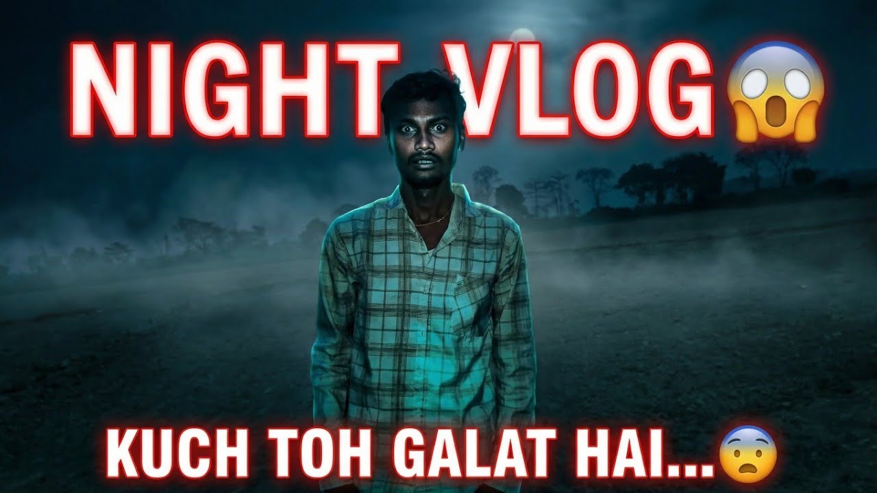 “Night Vlog Me Kuch Toh Galat Hai… 😨👻”#dailyvlog #horrorvlog #indianvlogger #viral 