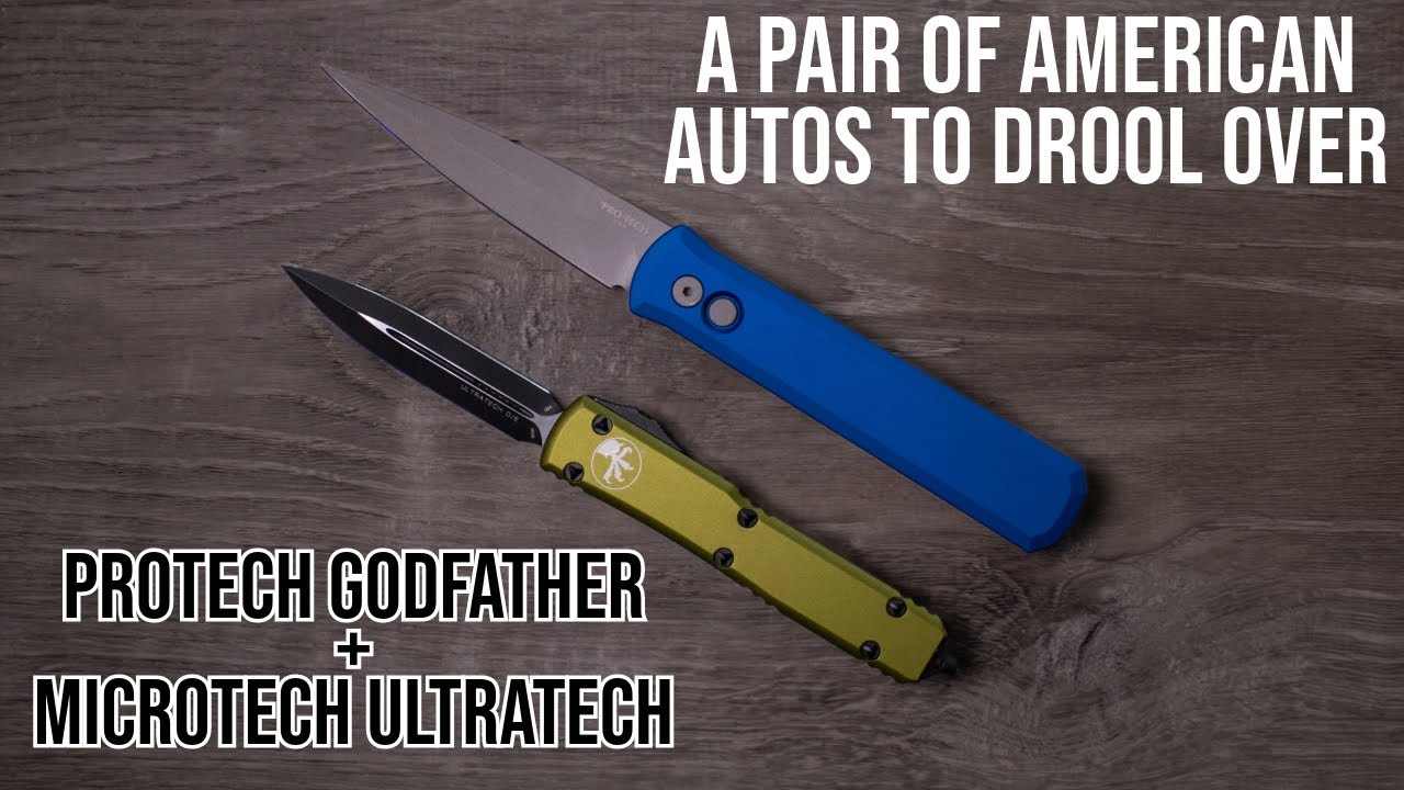 What Kind of Automatic Knife is Right For You? - Protech Godfather and Microtech Ultratech