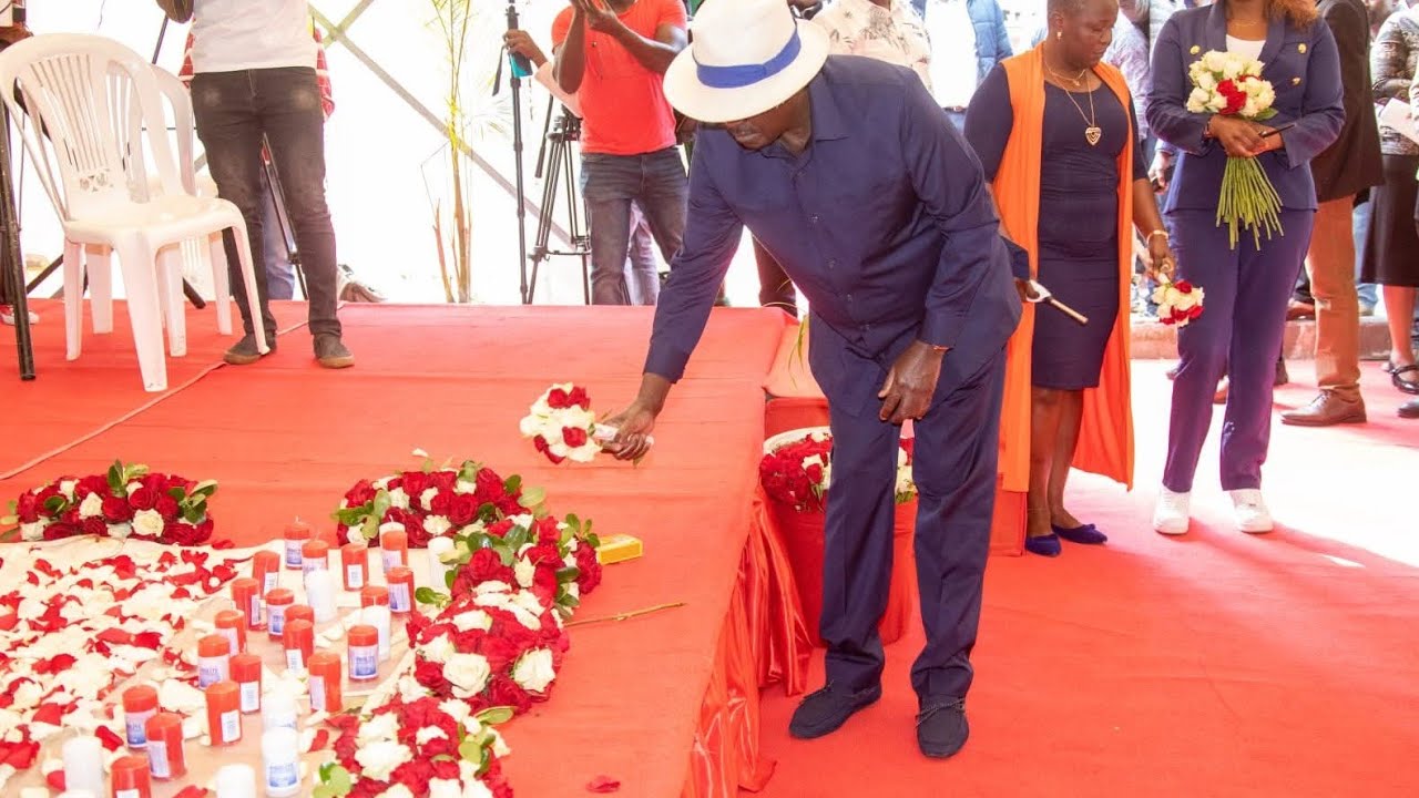 LIVE: Raila Odinga Attends Burial of Former Laikipia North MP Mathew Lempurkel