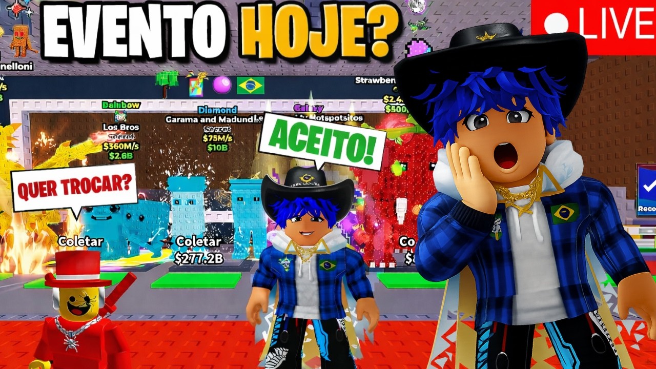 EVENTO HOJE VENDAS E TRADES NO ROUBE UM BRAINROT #shorts #roblox #stealabrainrot #sab