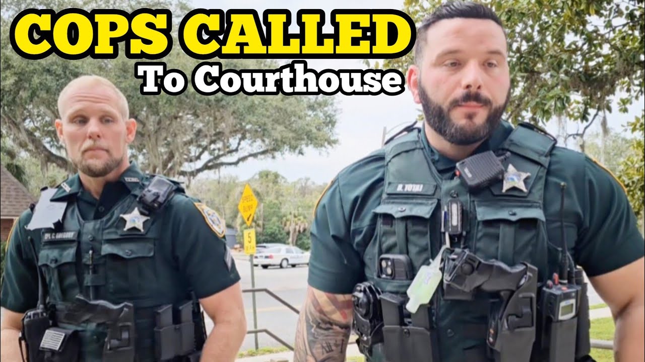 COPS CALLED TO COURT
